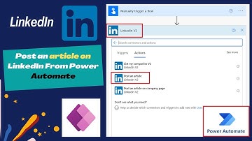 How to post an article On LinkedIn From Power Automate in PowerApps | Social Media Post