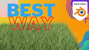 The BEST way to create GRASS in Blender