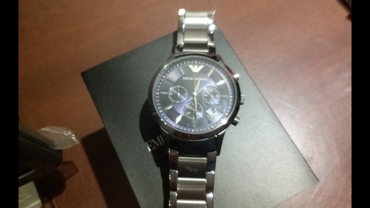 EMPORIO ARMANI WATCH AR2448 UNBOXING 