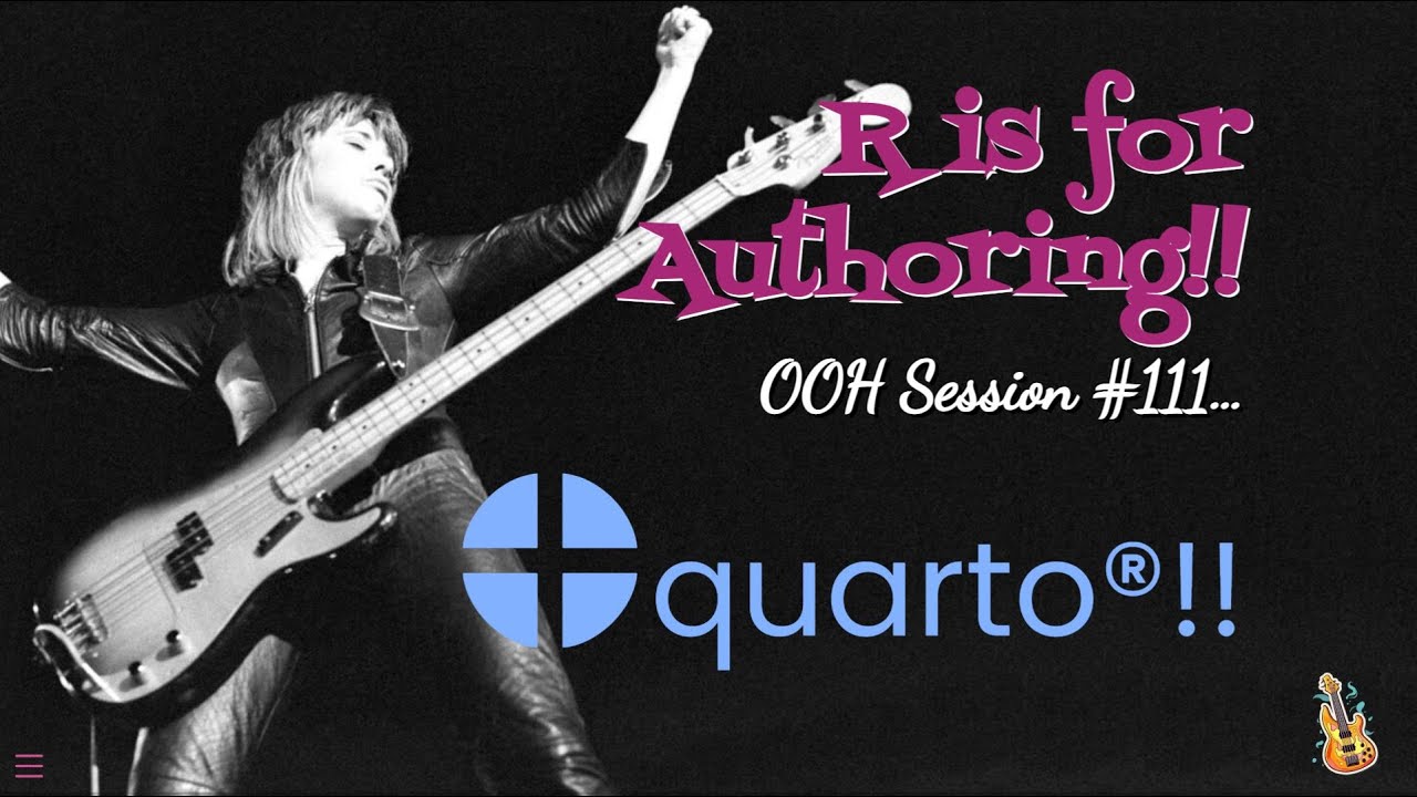 R for Authoring Open Office Hours 