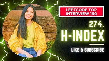 274. H-Index | Leetcode | Medium | Java | Top Interview 150 | FAANG Interview Question