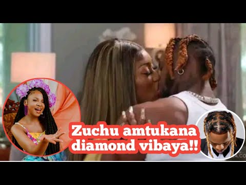 ZUCHU AMTUKANA DIAMOND VIBAYA BAADA YA KUMBUSU KIMAHABA KIPUSA WA GHANA ...