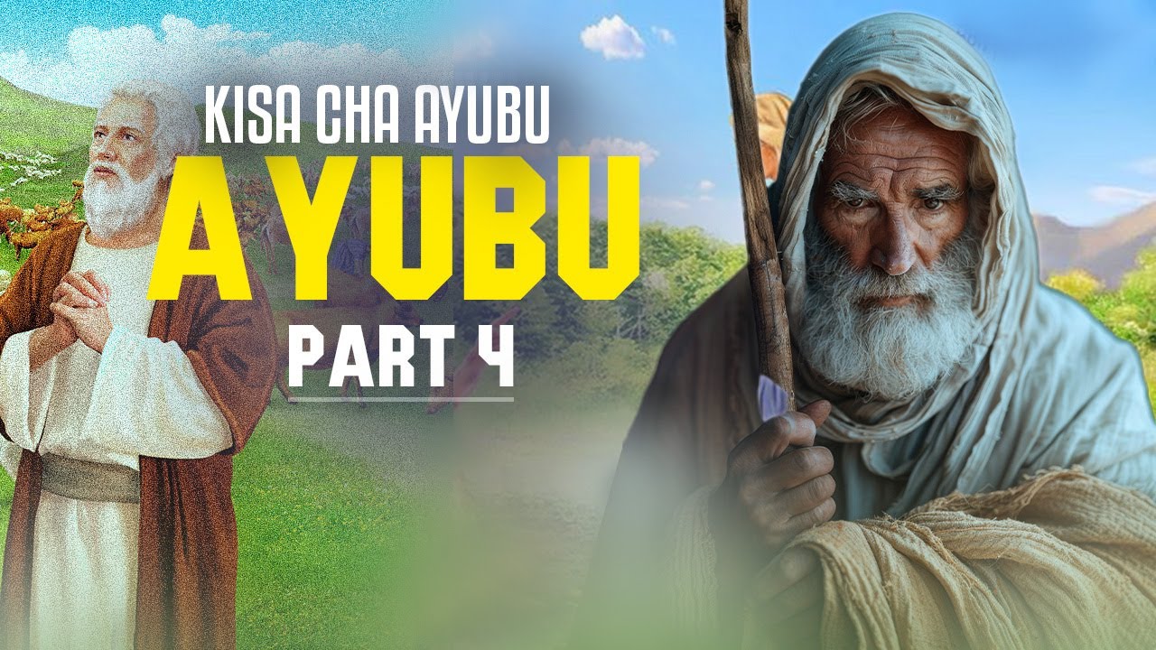 KISA CHA AYUBU | YOBU |  PART 4, MUNGU AMURUHUSU SHETANI AMTESE AYUBU, | THE BOOK OF JOB IN SWAHILI.