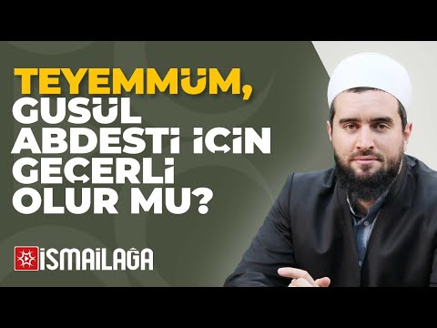 Teyemmüm, Gusül Abdesti için Geçerli Olur mu? - Abdülhamid Türkeri Hoca Efendi