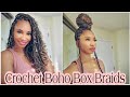 22 Inch Crochet Boho Box Braids 😍 For $39!!! | Vacay Ready Quick Crochet Style| Amazon Hair