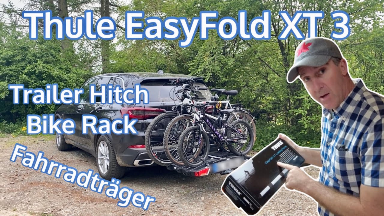 Thule Easy Fold XT3 Fahrradträger. The best Hitch bike rack for E-Bikes on  your car? 