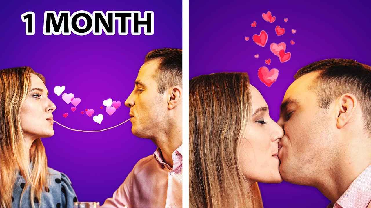 1 MONTH VS 1 YEAR ! Couples Relationships, Relatable Situtations & More