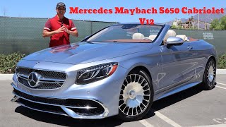 MercedesMaybach S650 Cabriolet V12 $300K of Luxury and Power! Let's go over it! Randys Reviews