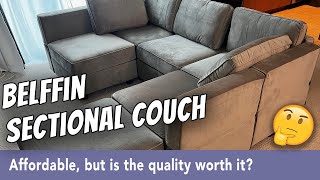 Belffin Modular Couch Review  Worth $1400???