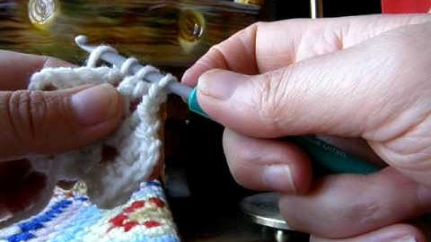 Crochet School :Lesson 6 :Video 2 : 2nd Corner