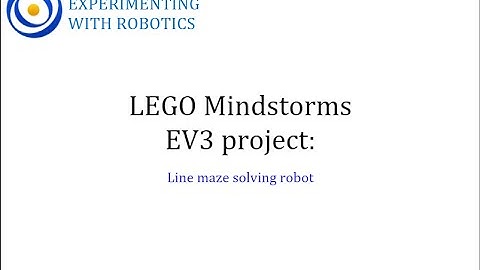 LEGO Mindstorms EV3 line maze solving robot