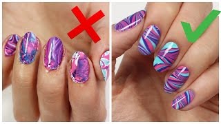 5 Things You're Doing WRONG When WATERMARBLING Your Nails!