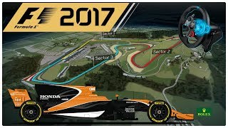 F1 2017 : Grand prix d'Autriche avec Fernando Alonso #10 (Wheelcam G29)