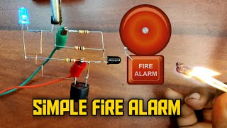 Simple Long Range Fire Alarm | BC547 Transistor | Photo Diode