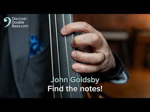 Which Fingers for Which Notes? – Half position on the double bass.