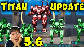 NEW TITAN UPDATE 5.6 - War Robots LIVE Stream Gameplay - WR Fun