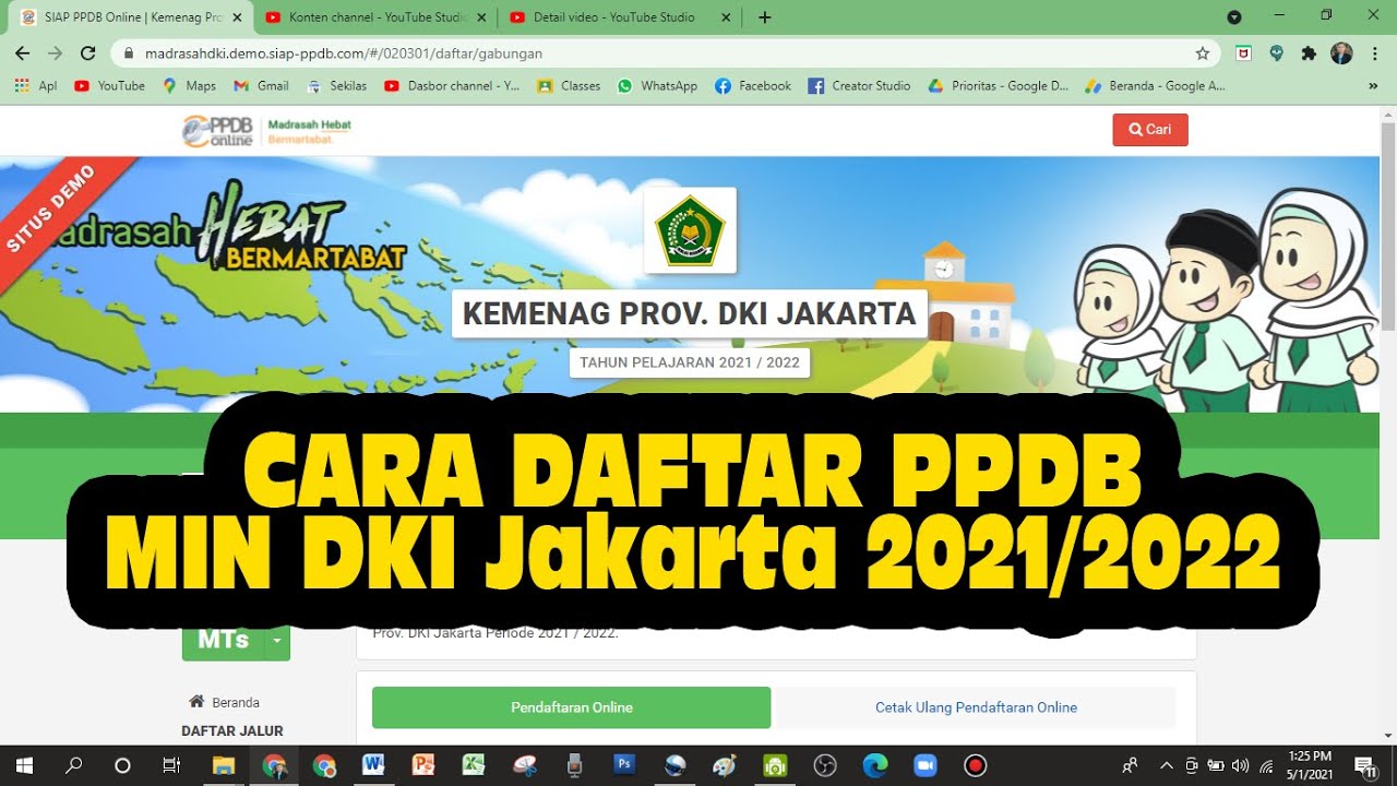 Ppdb madrasah dki 2021/2022