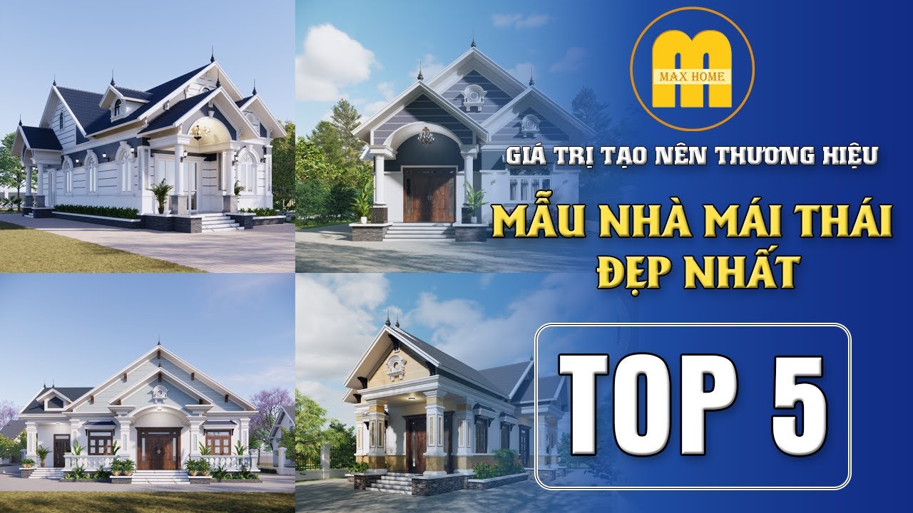 TOP 5 MẪU NHÀ CẤP 4 MÁI THÁI ĐẸP NHẤT NỬA ĐẦU NĂM 2021 - YouTube