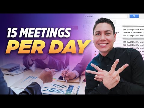 Book 15 Meetings Per Day System For Your Agency / Consulting Biz