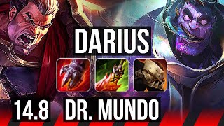 DARIUS vs DR. MUNDO (TOP) | 7/1/7, 800+ games | KR Master | 14.8