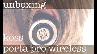 unboxing koss porta pro wireless