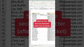 How to use the MID function in Excel!