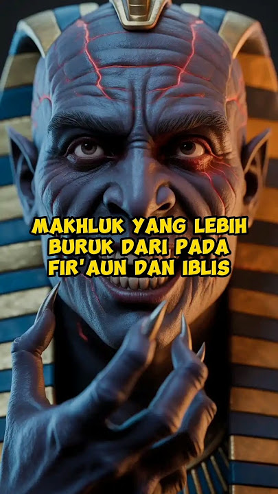 INILAH MAKHLUK YANG LEBIH BURUK DARI PADA FIR'AUN DAN IBLIS #kisahislami #bismillah #firaun