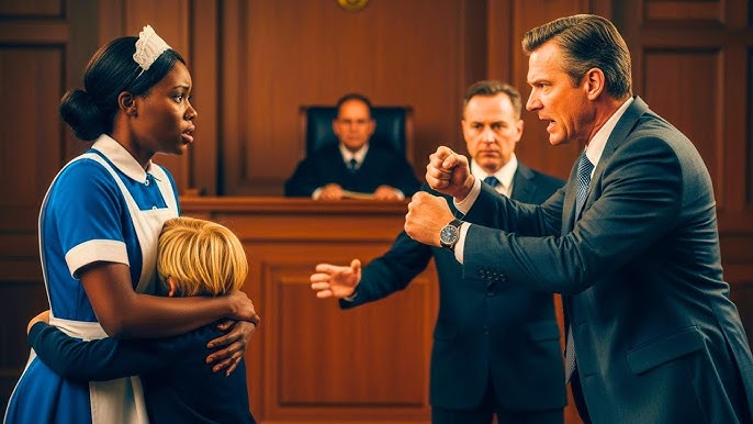 Corrupt Billionaire Loses It in Court, His Own Son Reveals the False  Accusation Against the Maid