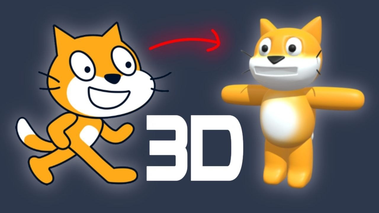 Как сделать 3D на scratch!? Урок 2 - 3D линии - YouTube