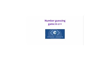 Number guessing game made in c++ | Tutorial 1