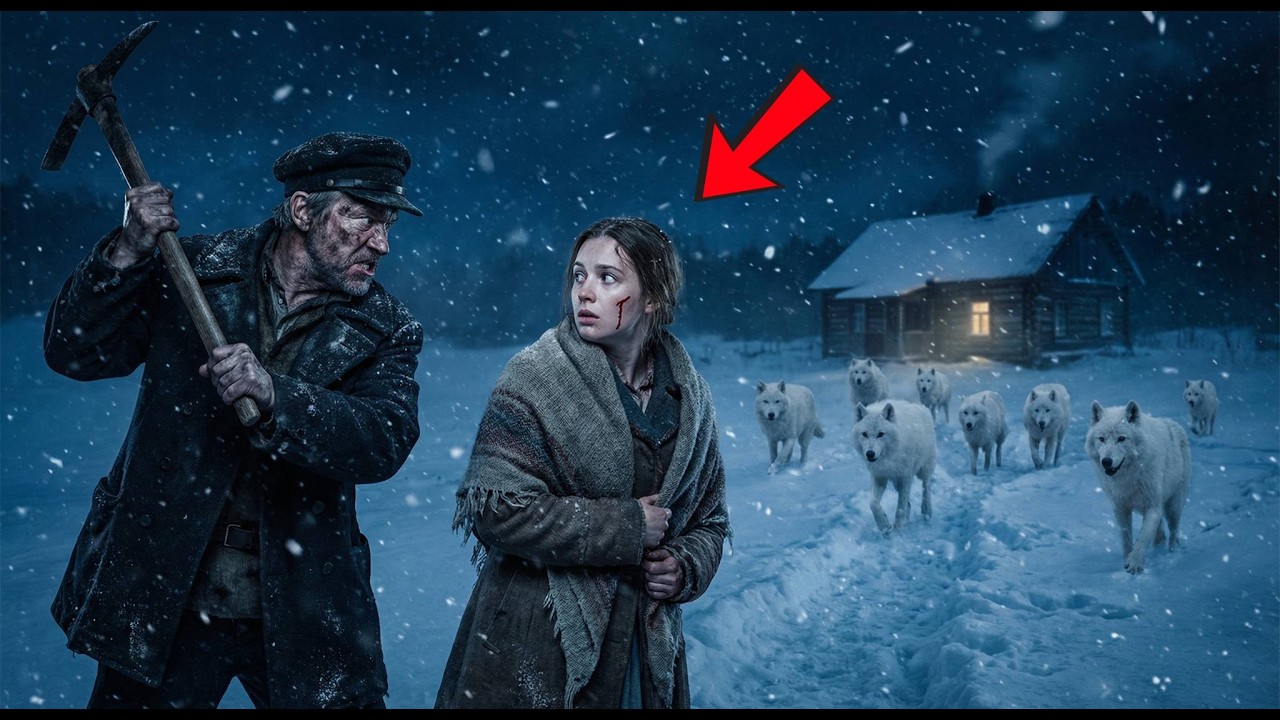 8 белых волков преградили путь жестокому отчиму, спасая девушку. Конец истории доведет до слез!