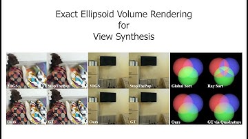 EVER: Exact Volumetric Ellipsoid Rendering for Real-time View Synthesis