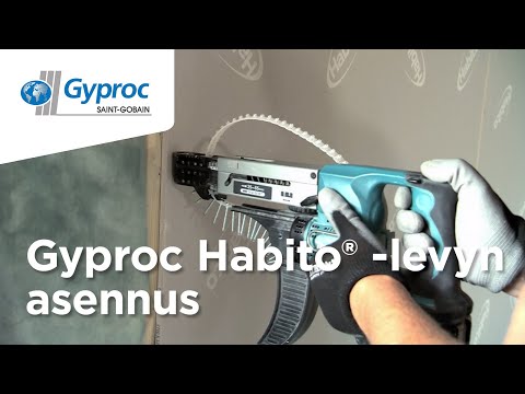 Gyproc Habito -levyn asennus