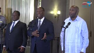 Côte Divoire Décrispation Politique Ouattara Rencontre Bédié Et Gbagbo