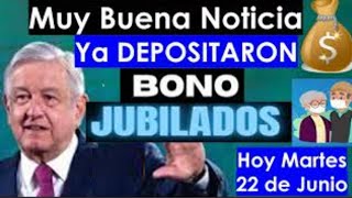 BUENA Noticia Están DEPOSITANDO $1,250 por BONO a JUBILADOS?HOY 22deJunioSEPH Día del MAESTRO‍