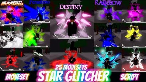 *NEW* 🌈🪽STAR GLITCHER MOVESET SCRIPT | 25 MOVESETS | HABILITY 5, 6 & 7 | 2X SPEED | VFX | SFX