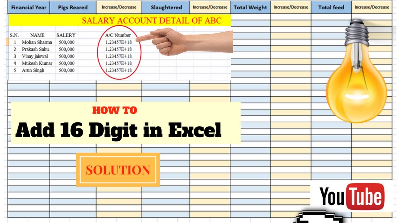 Excel How Enter In To