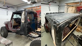 Fabricating a Custom Hardtop for my Jeep TJ Wrangler | Part 3