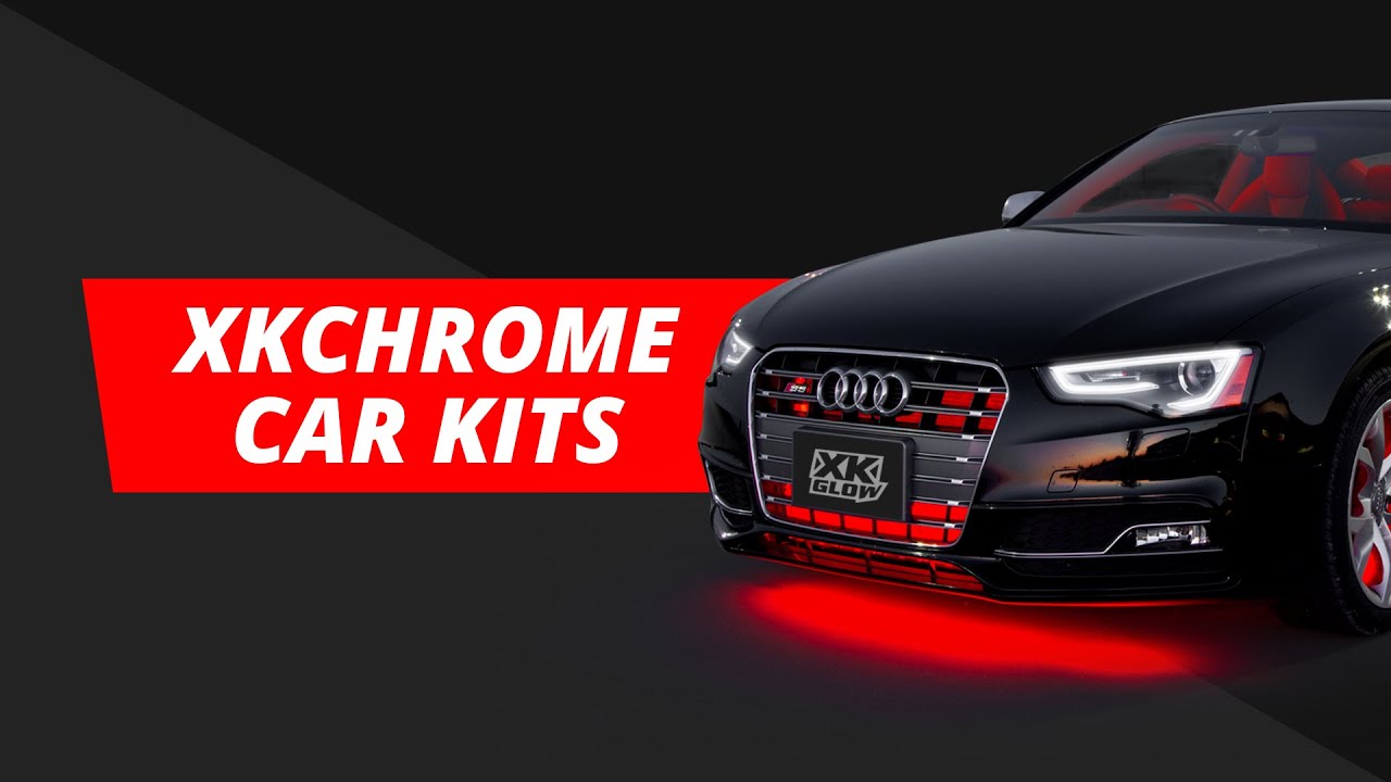 Smartphone App LED Car Accent Light Kits from XKGLOW