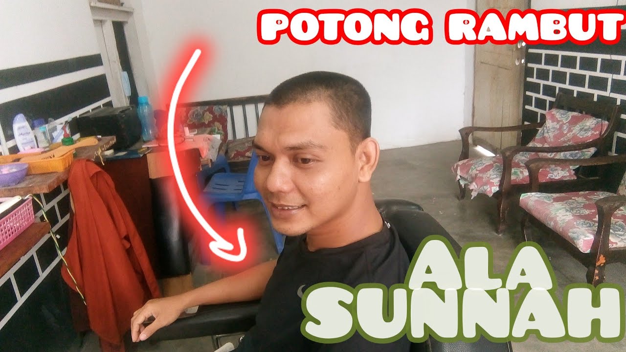 potong rambut sunnah - tidak terlalu botak - YouTube