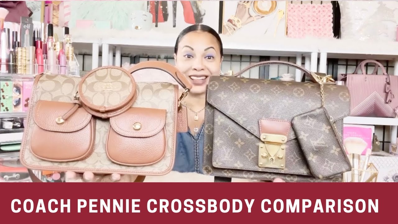 Coach Pennie Crossbody With Coin Case In Signature Canvas Coach Bag Review  2022 Pennie Shoulder Bag 