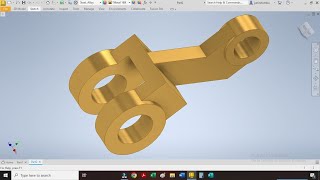 SIMPLE 3D BASIC DRAWING WITH CAD INVENTOR / AUTODESK FOR BEGINNERS
