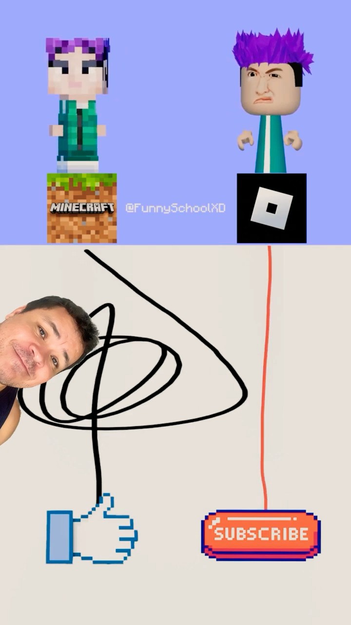 VOCÊ É MINECRAFT OU ROBLOX? #mayumigames #minecraft #roblox