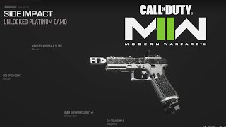 CALL OF DUTY - MODERN WARFARE 2 - UNLOCKING PLATINUM CAMO - X13 AUTO HANDGUN