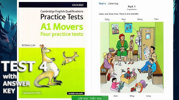 Movers OXFORD Four Practice Tests - Listening Test 4 | Lớp Học Thầy Mol