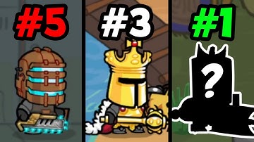 Top 5 Custom Characters In Castle Crashers!