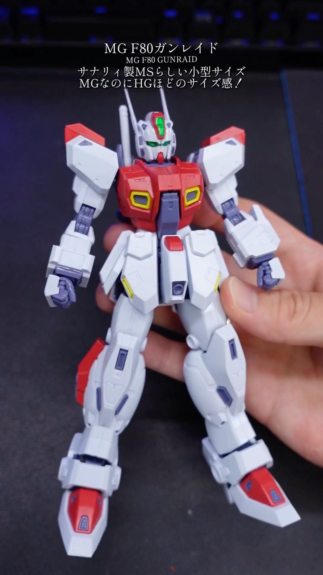Premium Bandai exclusive new Gundam model] I made the MG F80