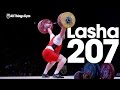 Lasha Talakhadze 207kg Snatch 2015 World Weightlifting Championships Slow Motion