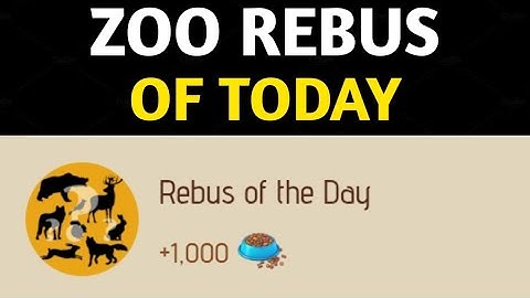 Rebus Of The Day Zoo 20 January | Zoo Rebus Of The Day | Rebus Of The Day Zoo Airdrop
