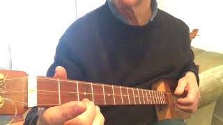 Video thumbnail of "Beginners moves and exercises for 3 string  cigarbox guitar"